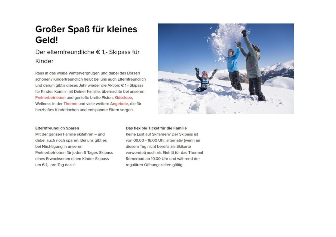 Bad Kleinkirchheim Rmg Family Apartments Εξωτερικό φωτογραφία